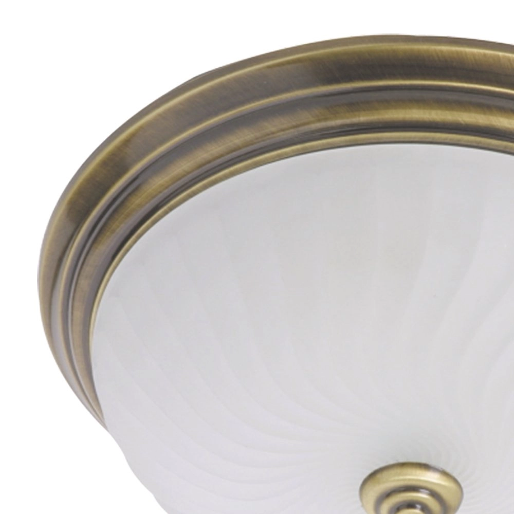 Plafonierre Ceiling and Wall of wandlamp bronsbruin 30cm Steinhauer 8712746023008