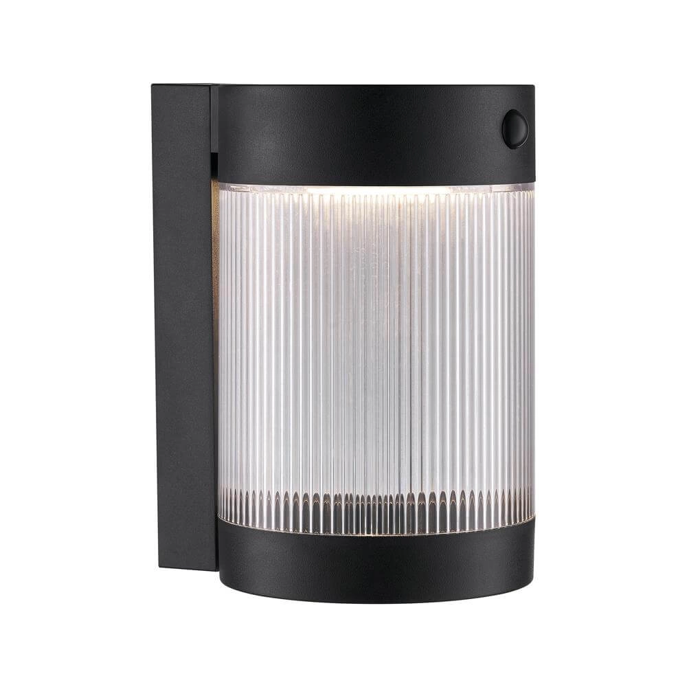 Wandlamp Coupar zwart solar