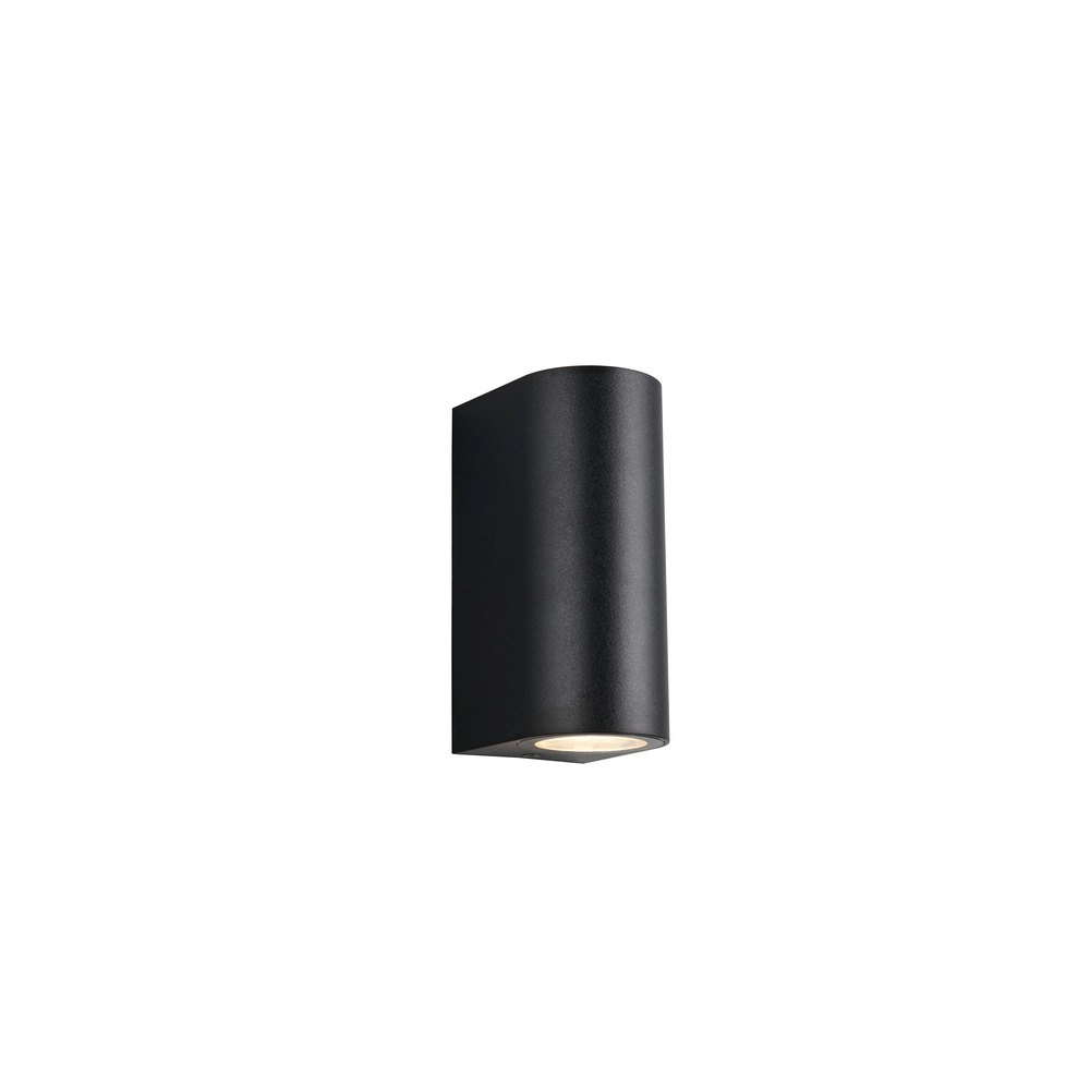 Up & downlighter Soria rond zwart