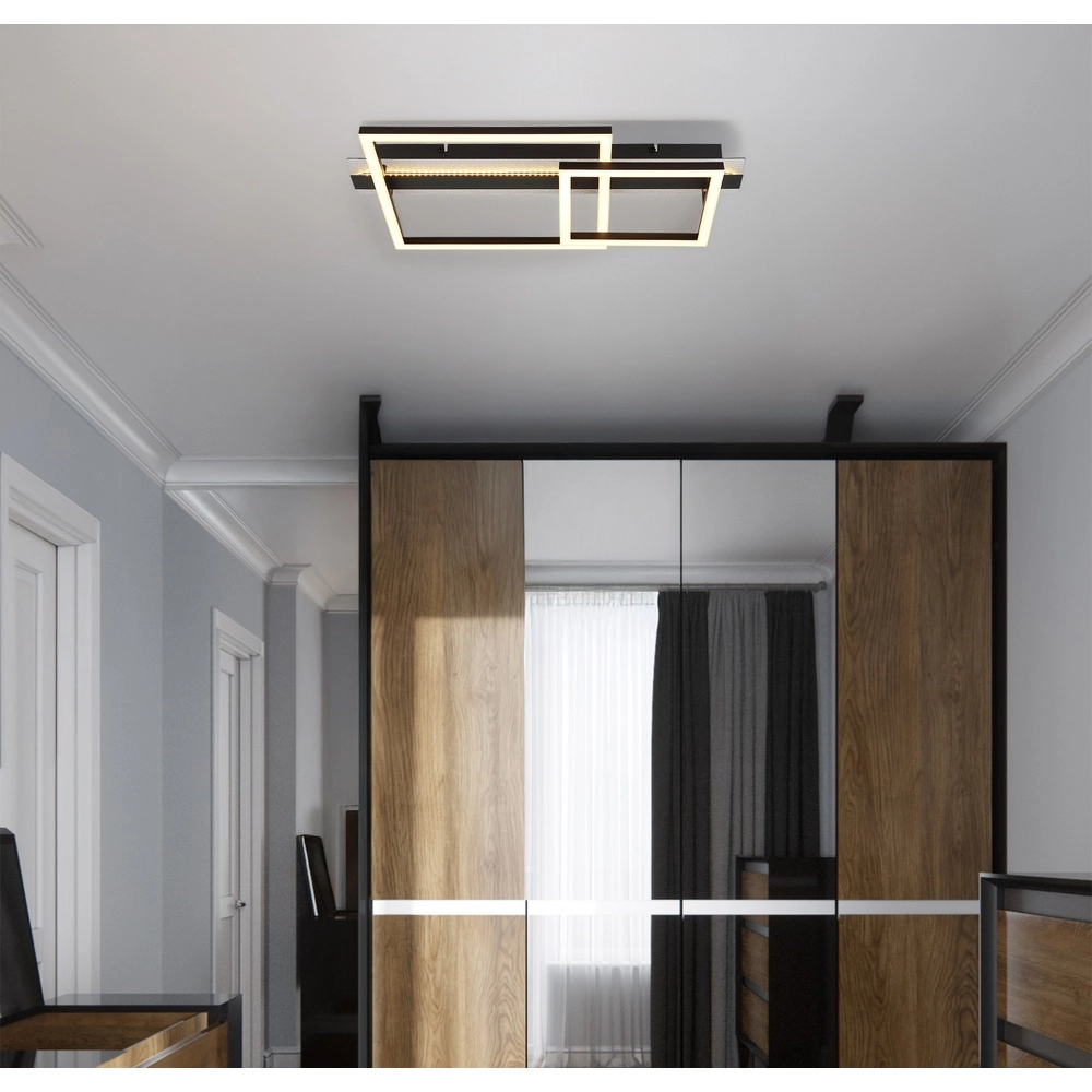 Plafondlamp Estrada zwart Globo 9007371583713