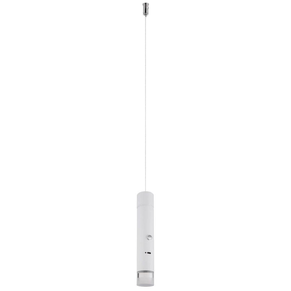 Strakke hanglamp Pelo wit Globo 9007371566358