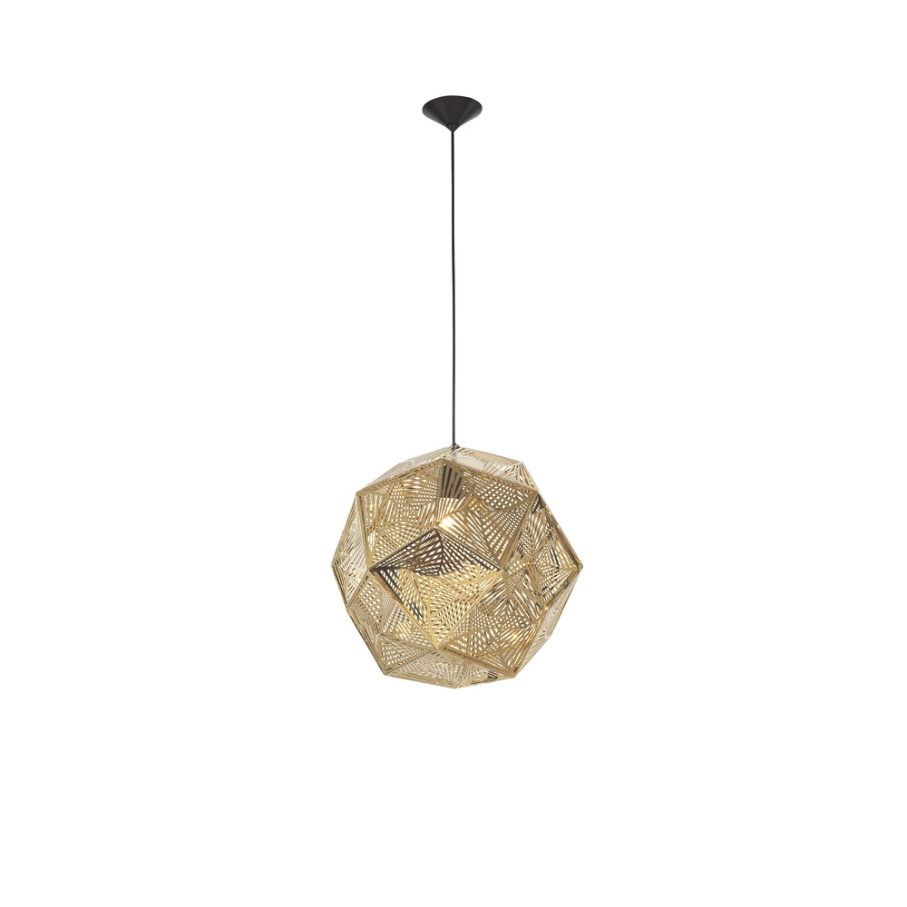 Design hanglamp Foggia Ø 32cm goud Lyora 5212017412836