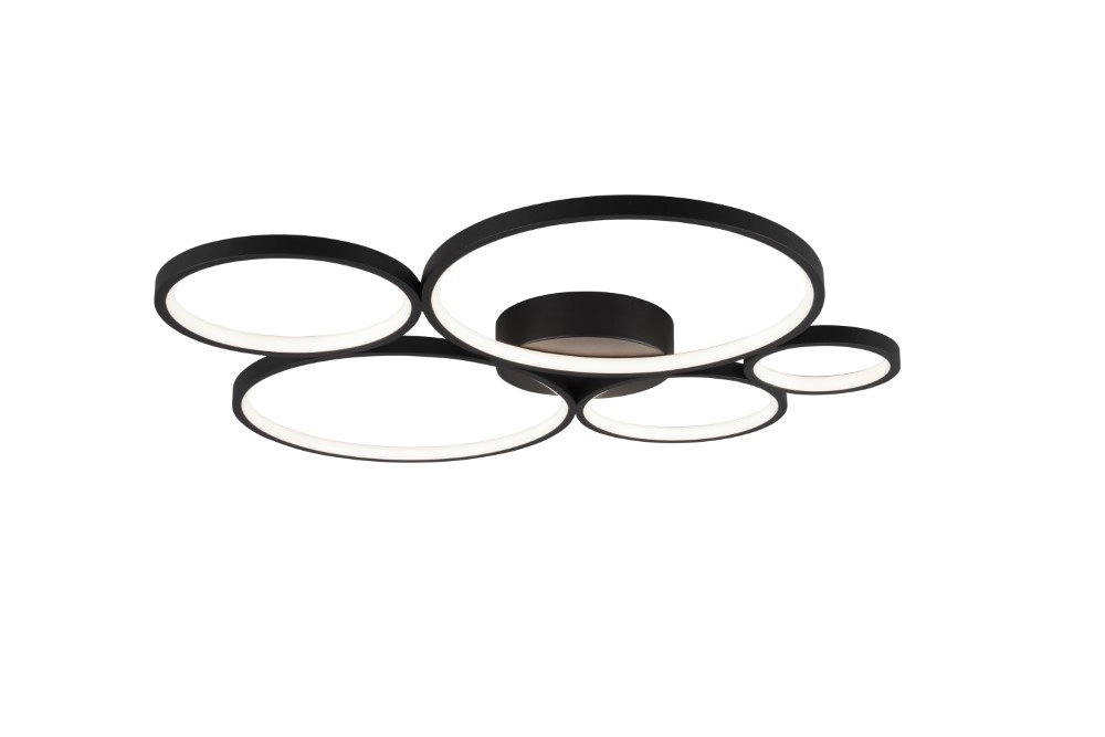 Design plafondlamp Rondo 5-rings Trio 4017807488838