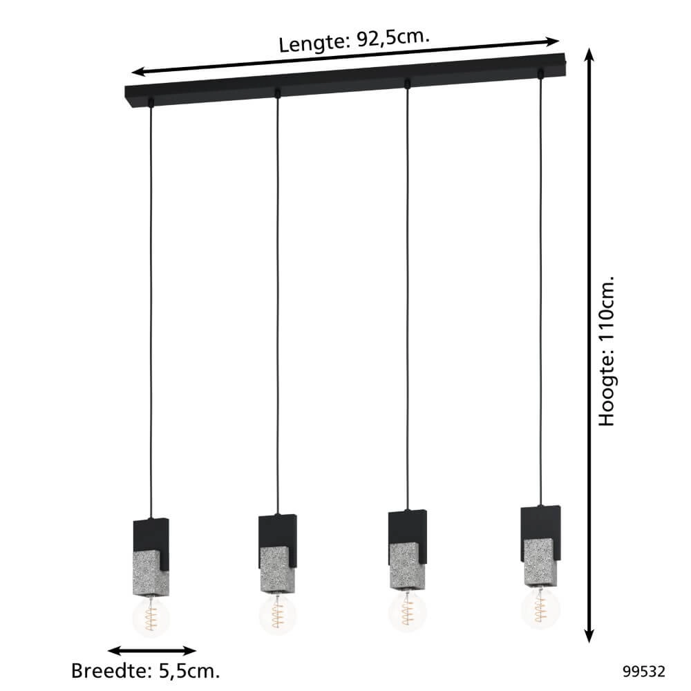 Design hanglamp Lobatia Eglo 9002759995324