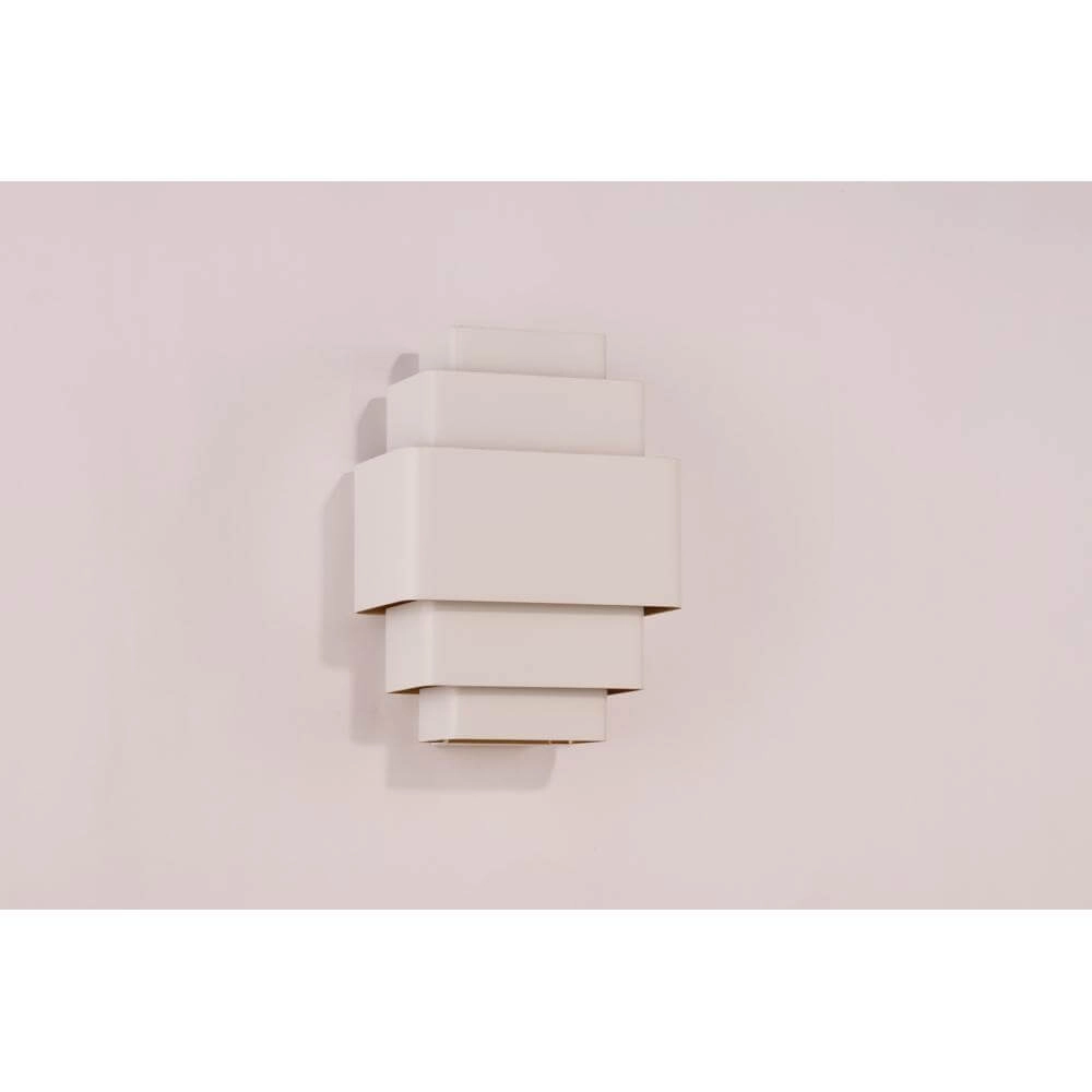 Design wandlamp Layers wit met gouden binnenkant Artdelight 8720701102347