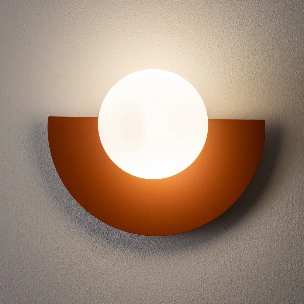 Wandlamp half Saturn terracotta Lyora 5903139126007