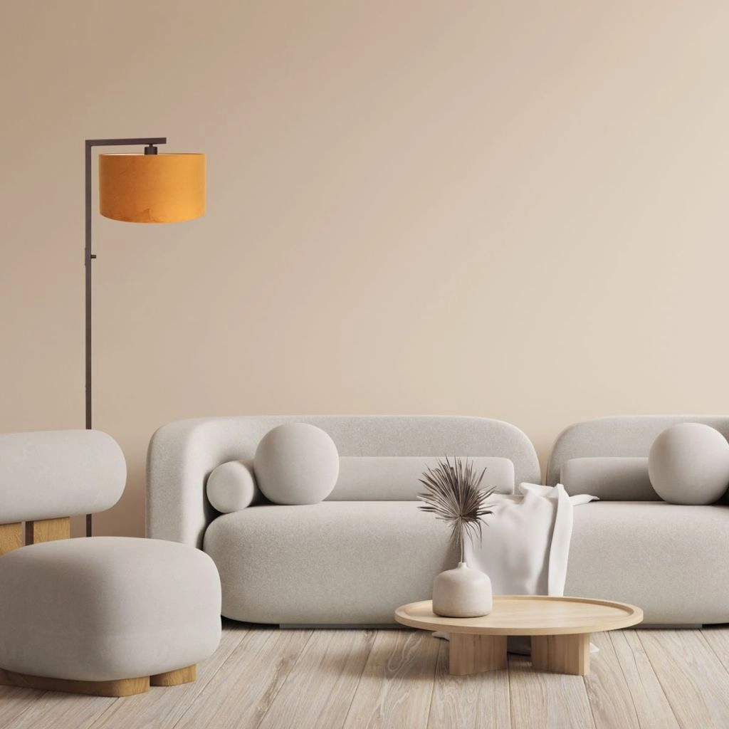 Vloerlamp Stang met gouden kap Steinhauer 8712746189506