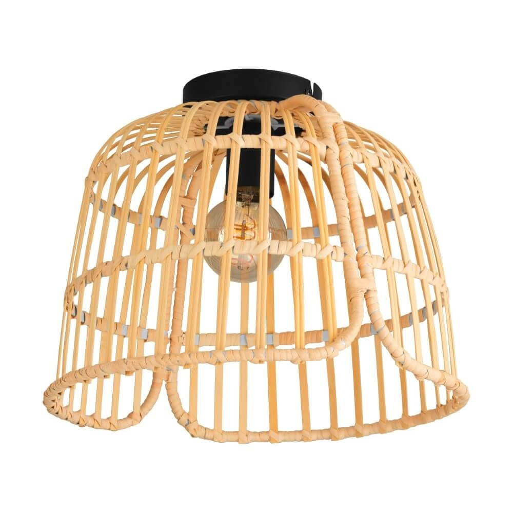 Rotan plafondlamp Glyneath Ø 37,5cm Rotan plafondlamp Glyneath Ø 37,5cm