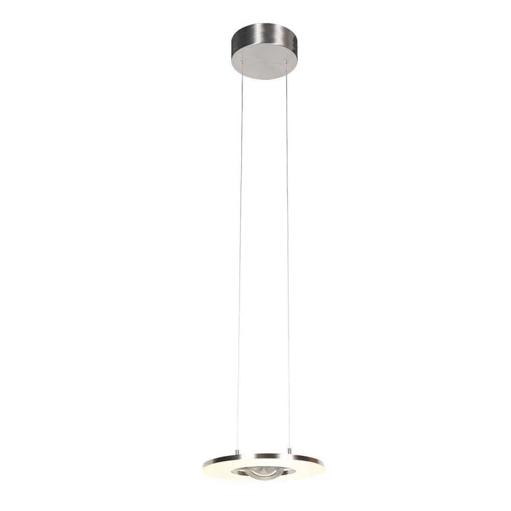 Strakke hanglamp Soleil Ø 32cm grijs Steinhauer 8712746176674