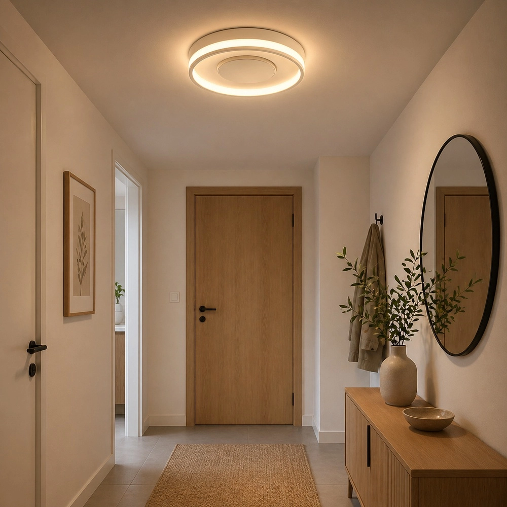Beige plafondlamp Revola design Ø 40cm Brilliant 4004353477461