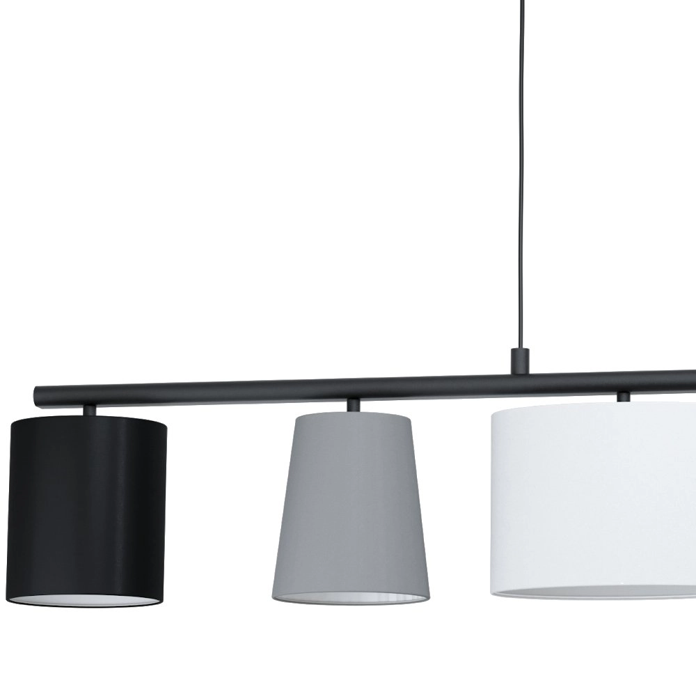 Eetkamer hanglamp Almeida 1 met 5 kappen Eglo 9002759985882