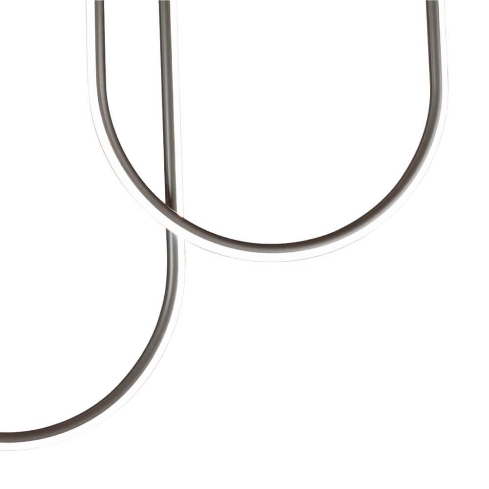 Plafondlamp Chime zwart Searchlight 5053423274515