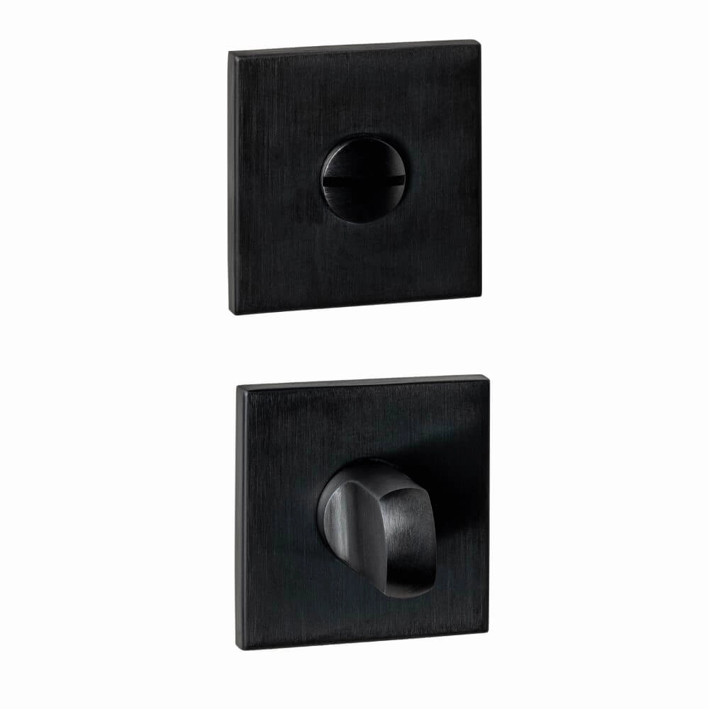 WC-sluiting Tira vierkant zwart 53x53mm