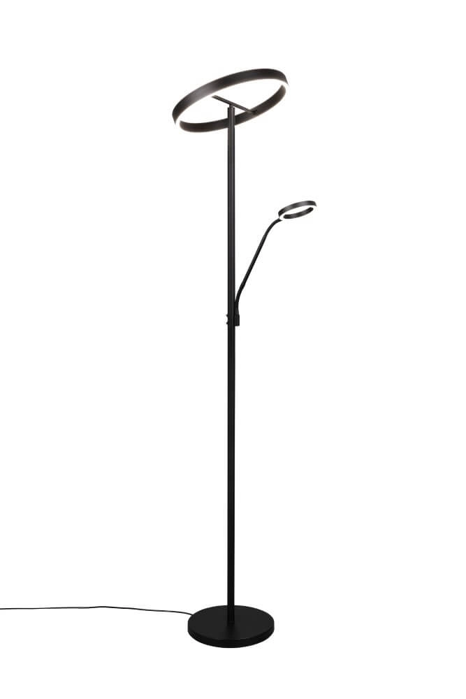 Design leeslamp Willis Zwart - 180cm Trio 4017807618112