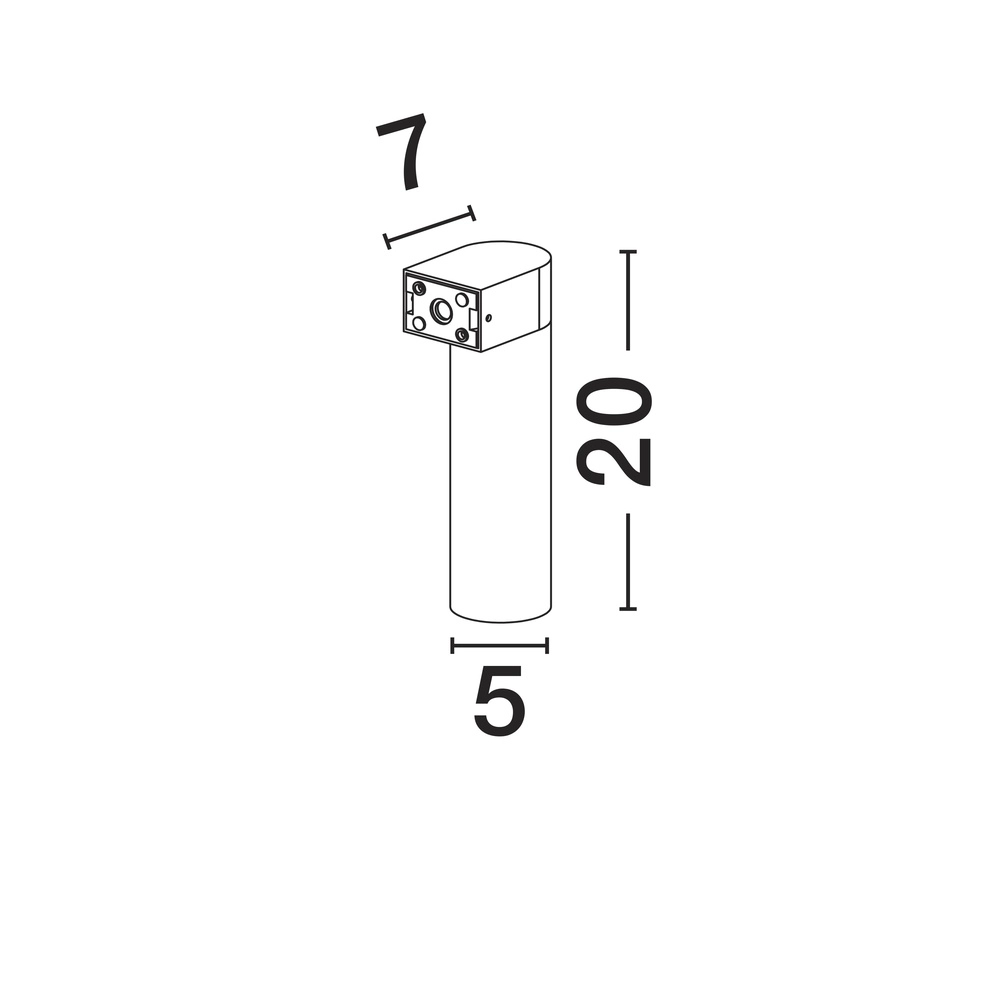 Wandspot Lusy wit Lyora 5212017476470