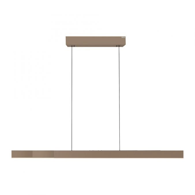 Strakke hanglamp Pure Moto-Rise brons