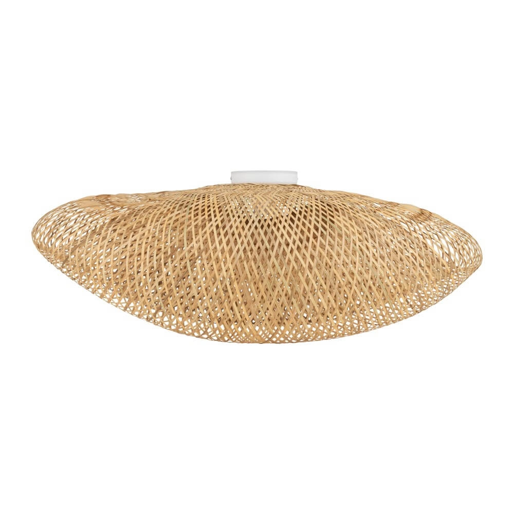 Rotan plafondlamp Havana L Ø 80cm