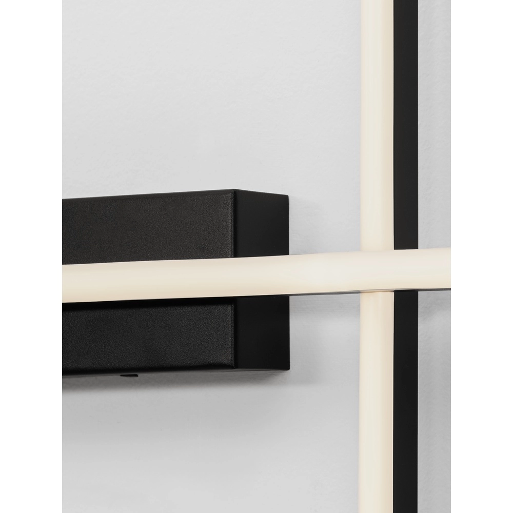 Wandlamp Quam zwart Lyora 5212017468628