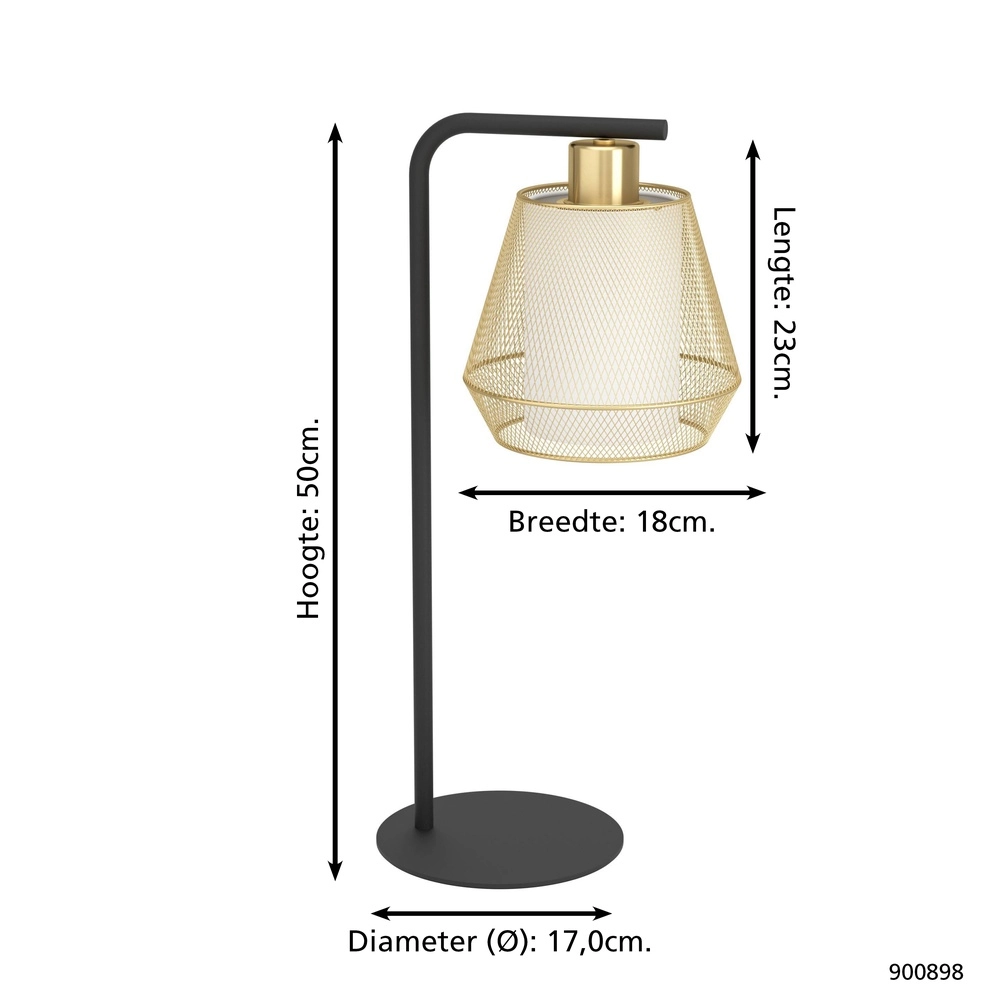 Gouden tafellamp Ciudadela Eglo 9008606274697