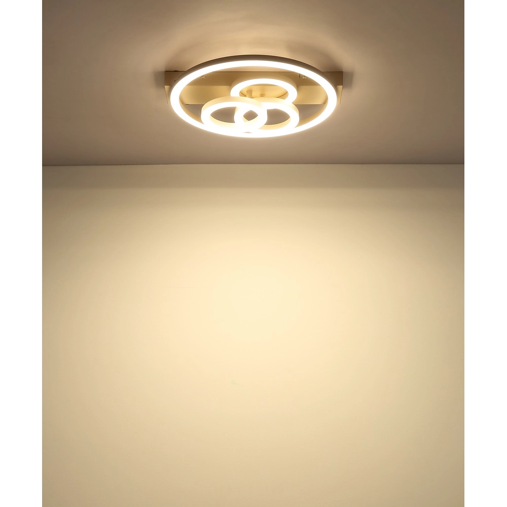 Unieke plafondlamp Darryl zand bruin Globo 9007371593217