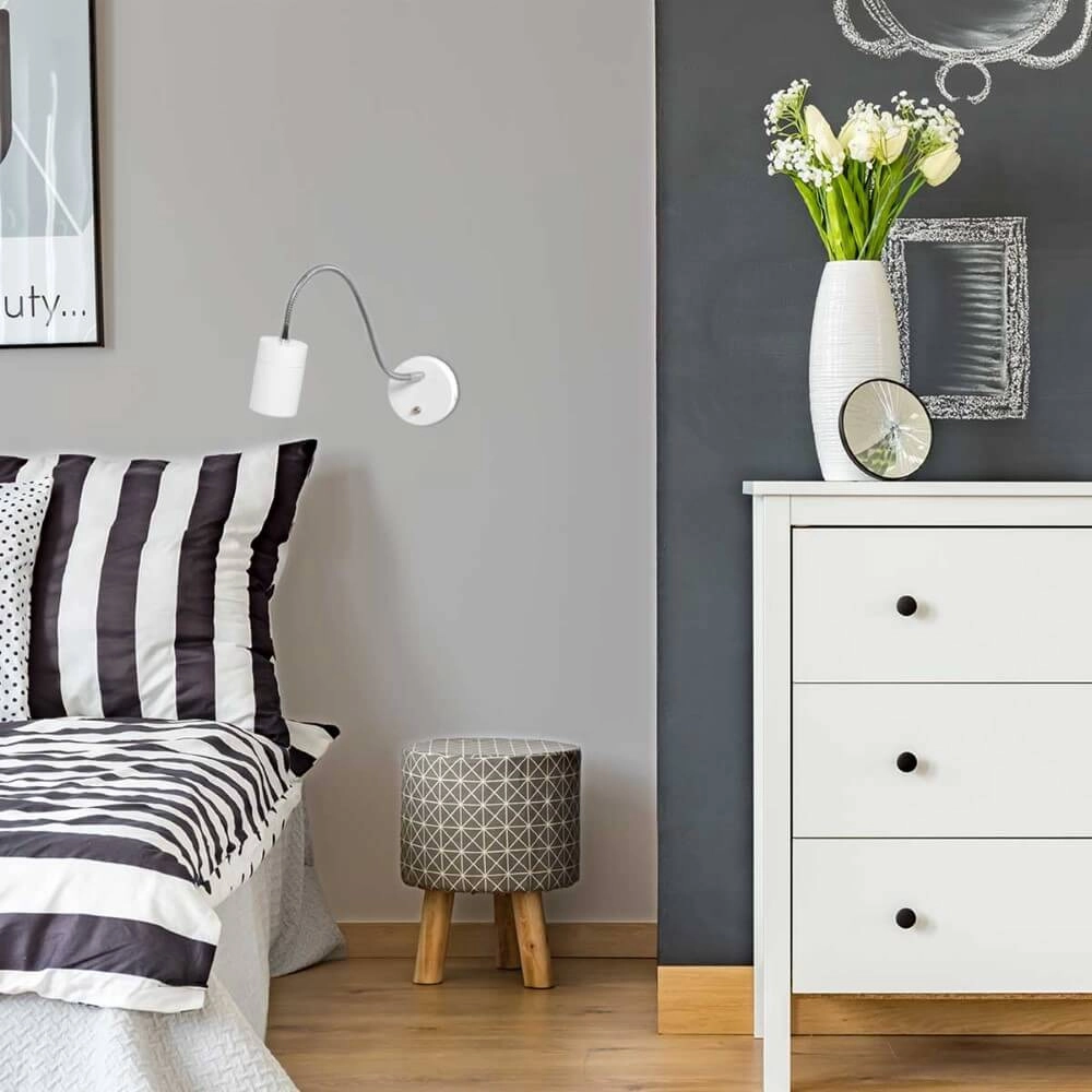 Bed lampje flexibel Upround wit Steinhauer 8712746161366