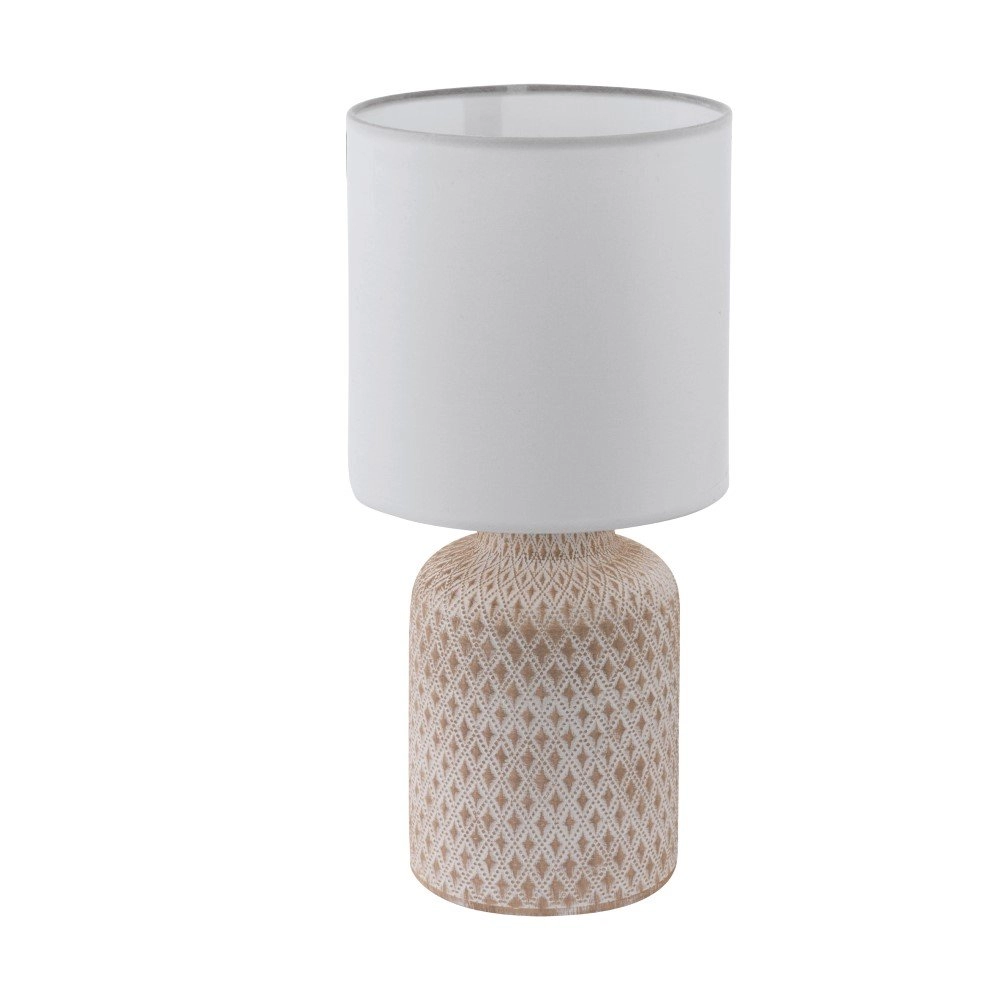 Landelijke schemerlamp Bellariva Keramiek creme Landelijke schemerlamp Bellariva Keramiek creme