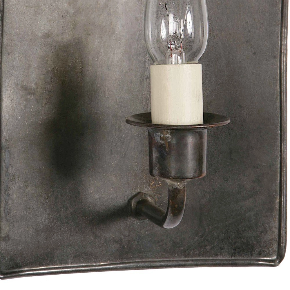 Middeleeuwse wandlamp Vestry antiek koper (ANT) Limehouse