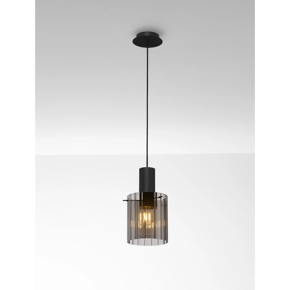 Design hanglamp Mirbi 1-lichts zwart
