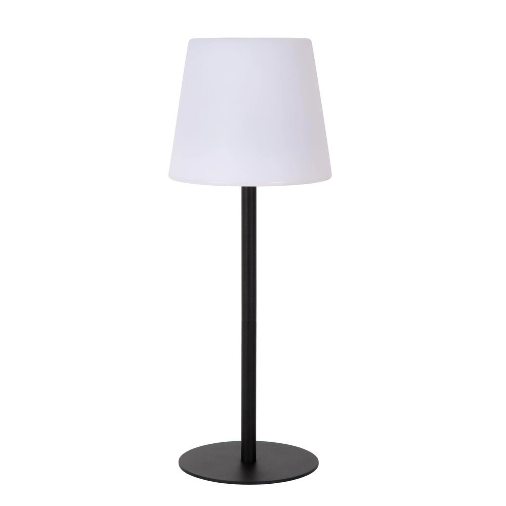Oplaadbare tafellamp Tyon zwart
