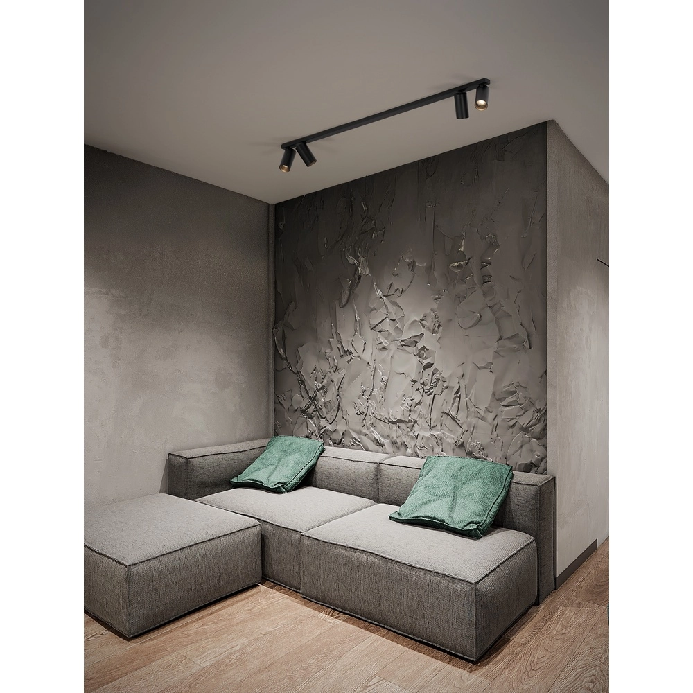 4-lichts plafondlamp Oso zwart Lyora 5212017465085
