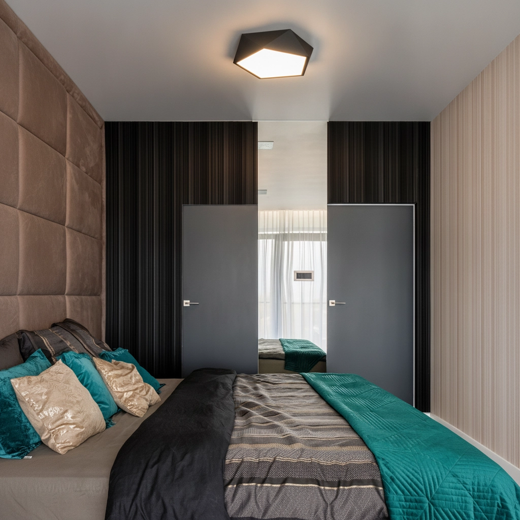 Design plafondlamp Darius zwart