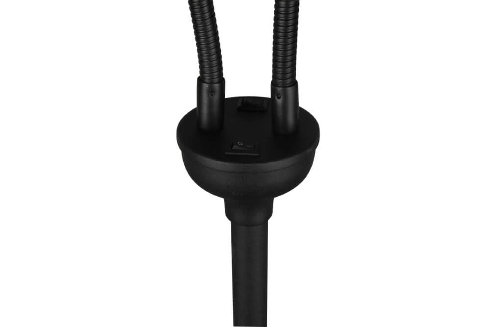 Vloerlamp Tommy 2-lichts zwart Trio 4017807503067