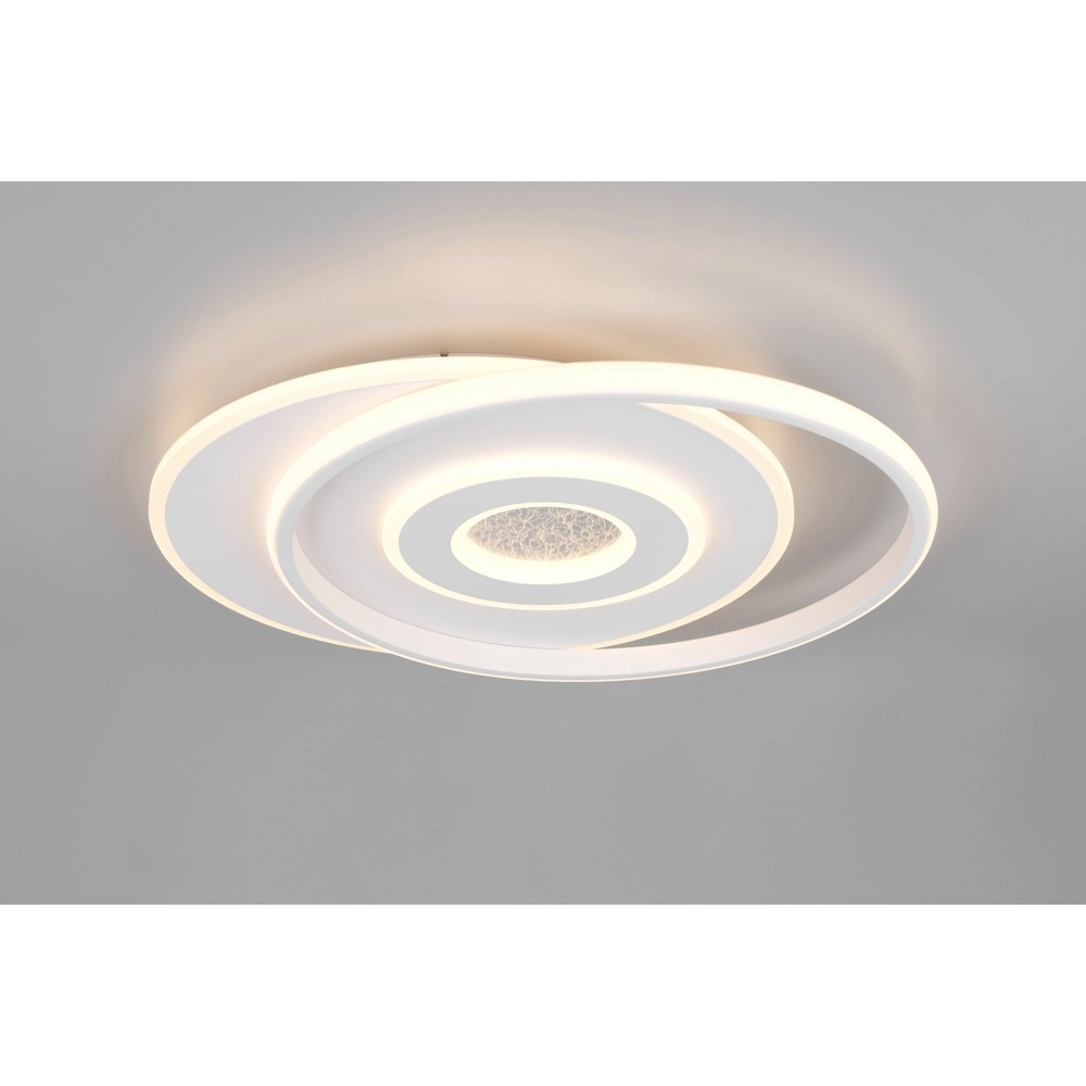 Witte plafondlamp Nazar rond design Trio 4017807659658