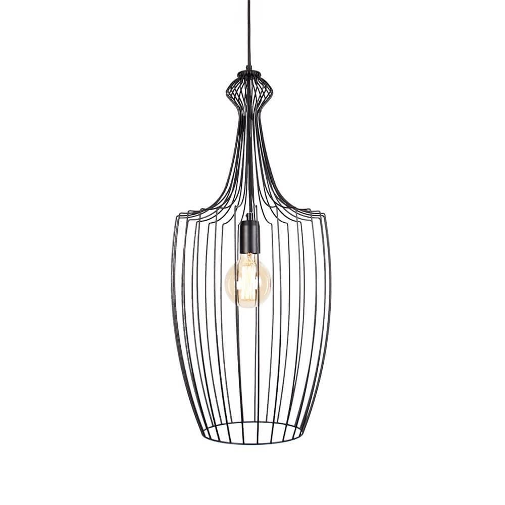 Zwart draadlamp Luksor Ø 32cm Zwart draadlamp Luksor Ø 32cm