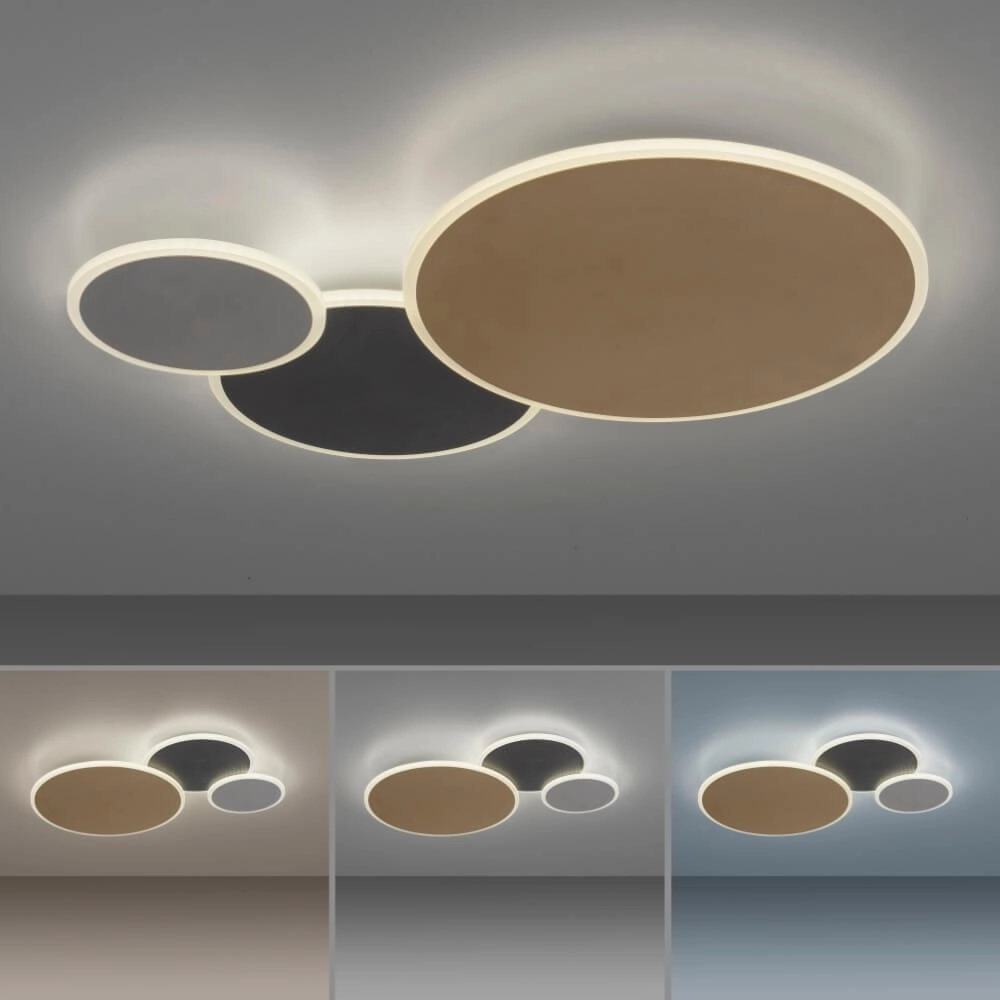 Design wandlamp Q-Piato 65cm Paul Neuhaus 4012248374511
