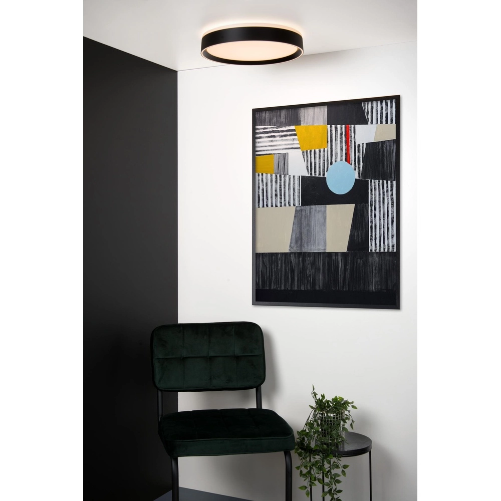 plafonniere Nuria Ø 40cm zwart Lucide 5411212791771