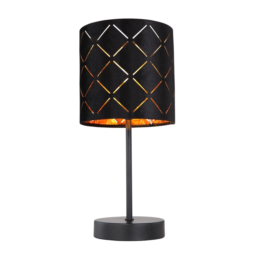 Tafellamp Sunna Ø 15cm zwart Globo 9007371414048