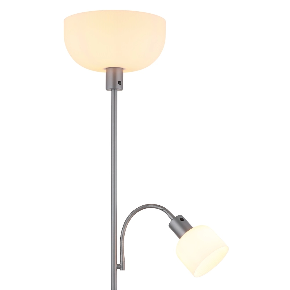 Vloerlamp Hinton zilvergrijs Globo 9007371531592