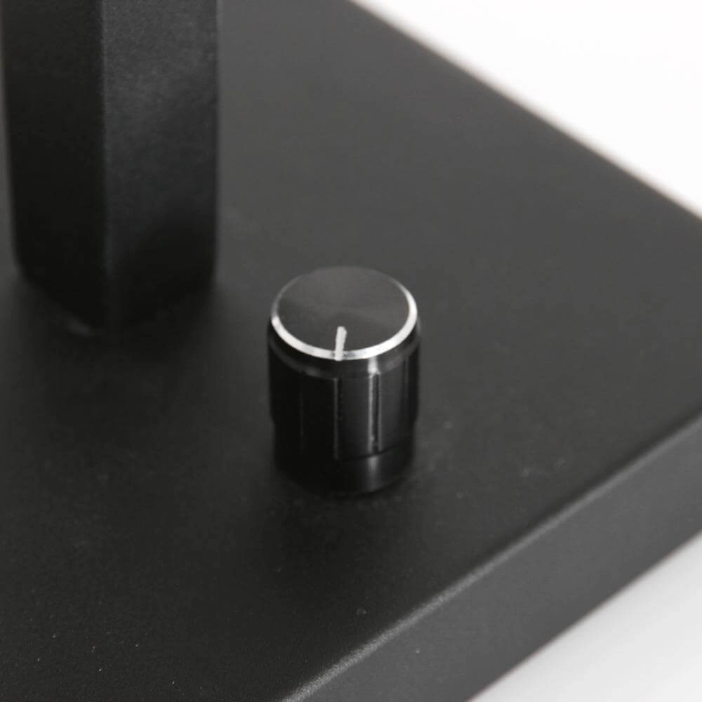 Wandlamp Stang met dimmer zwart en stro kapje Steinhauer 8712746172096