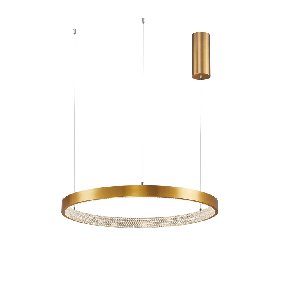 Hanglamp Preston goud Ø 60cm Lyora 5212017424075