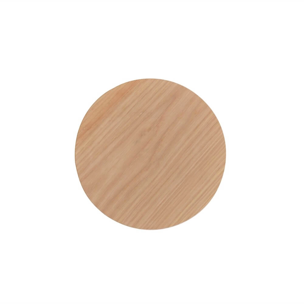 Design wandlamp Akku Puntua Ø 25cm hout