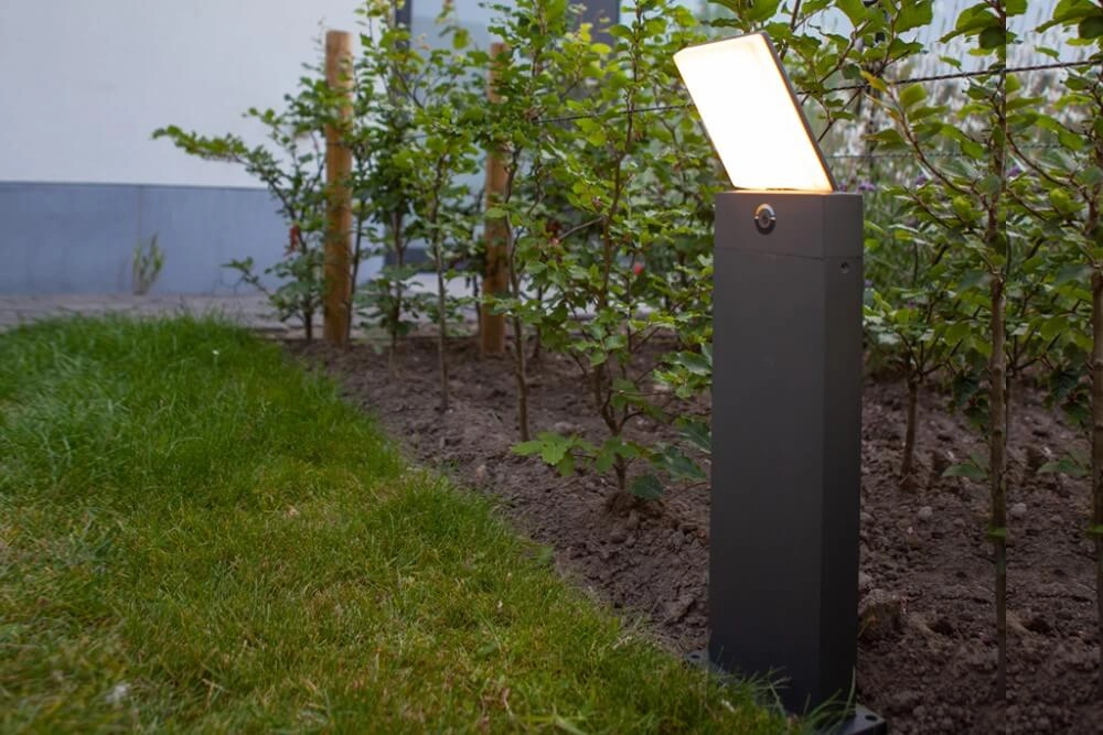 Moderne tuinlamp Pano antraciet Lutec 6939412079929