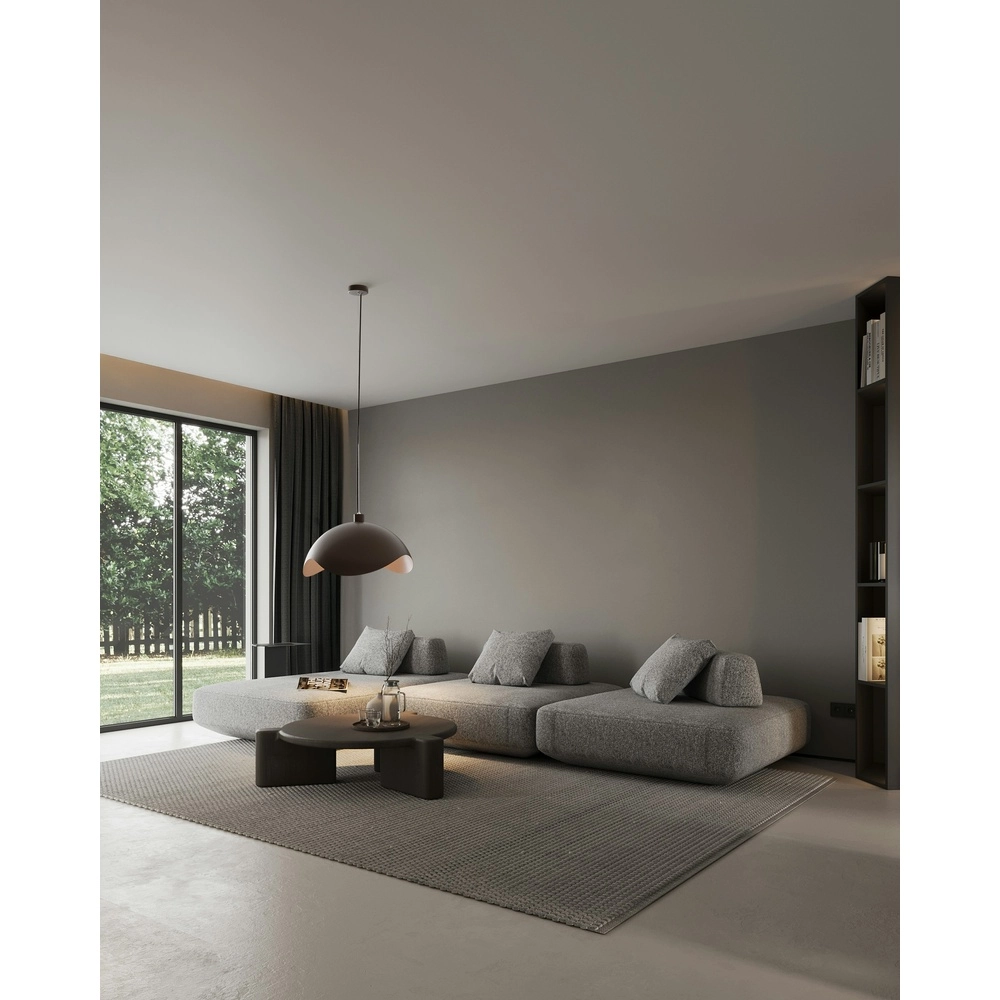 Design hanglamp Volta Ø60cm - golvend - cacao Masterlight 8718121395500