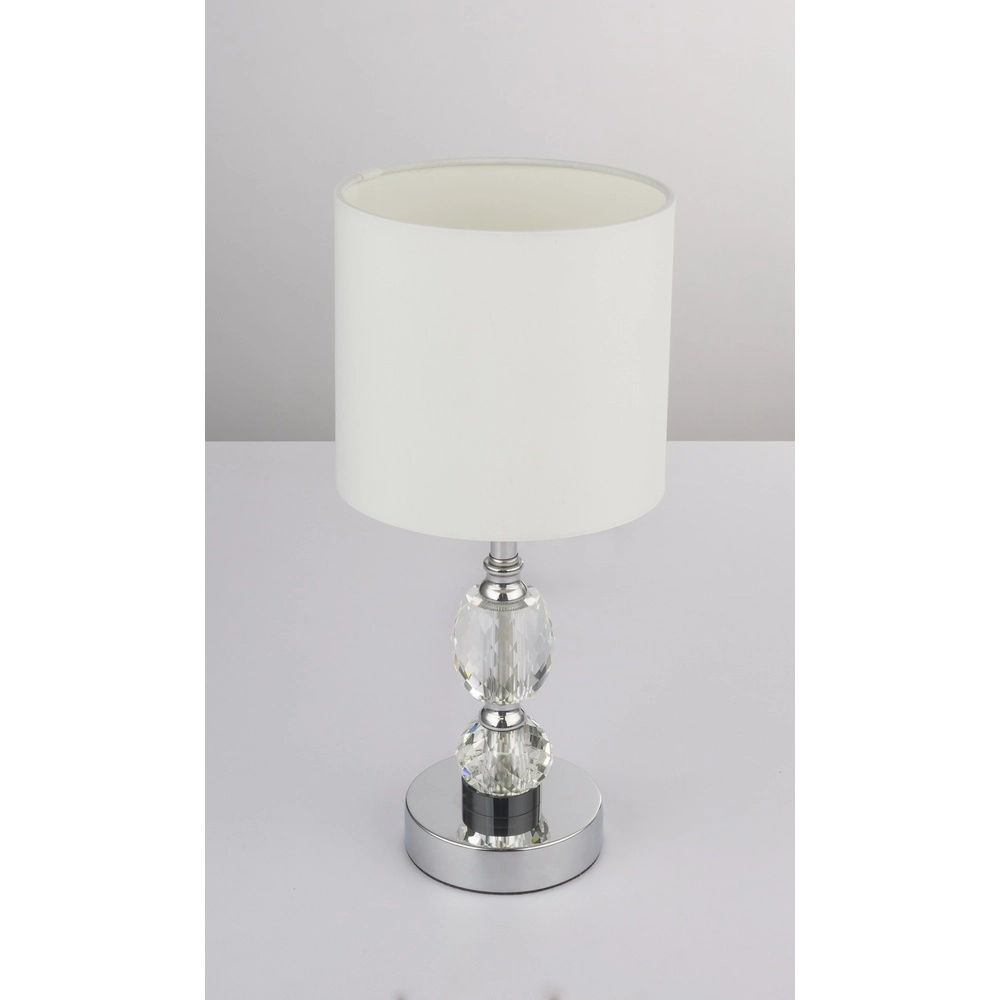 Klassieke schemerlamp Bronn chroom 34cm Globo 9007371379361