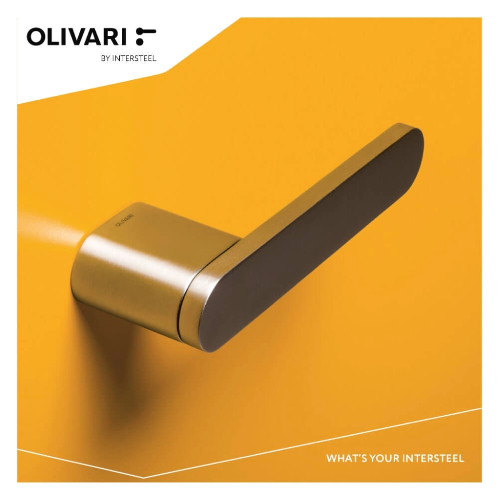 Design deurklink Radial mat chroom Olivari 8714186478158