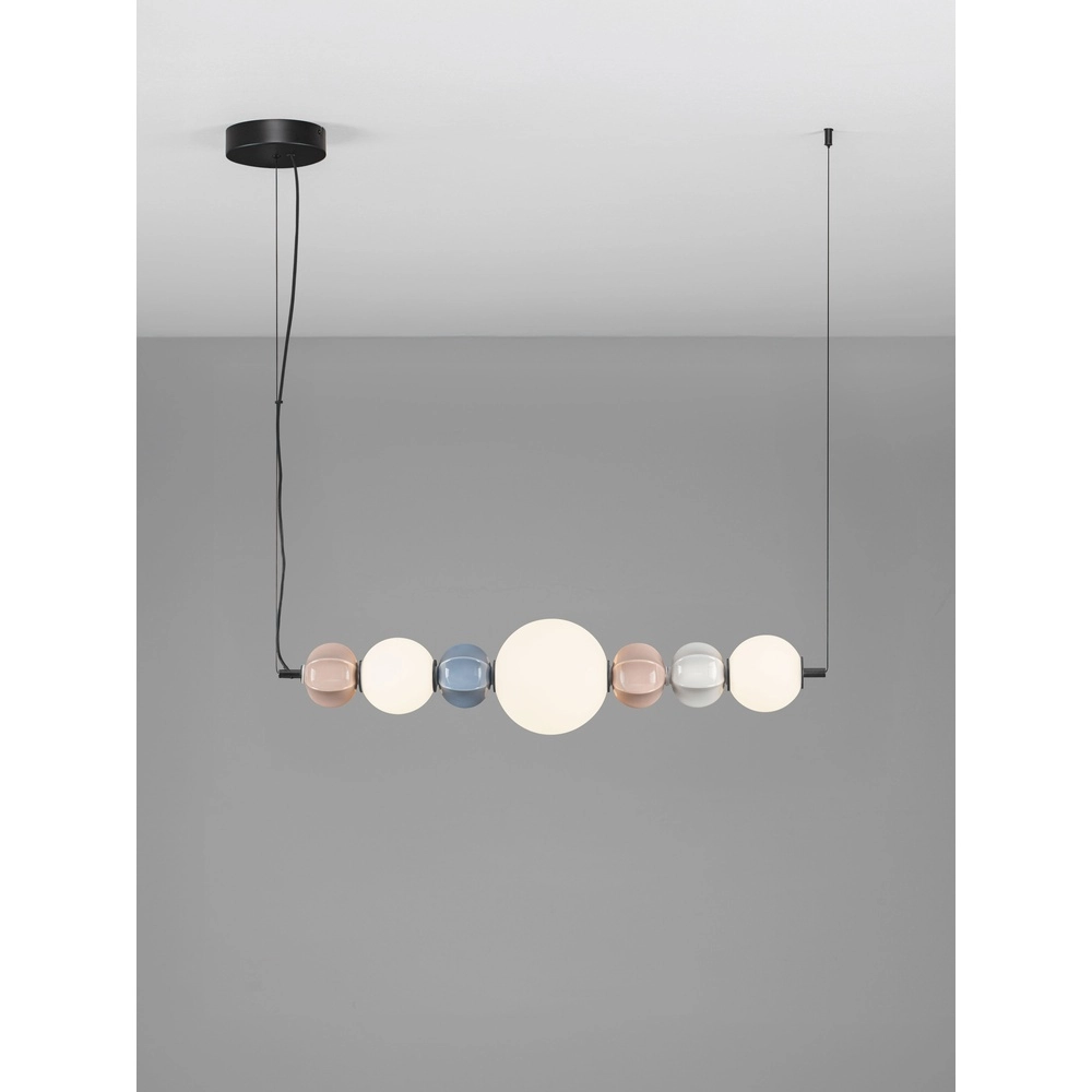 Unieke hanglamp Dazz horizontaal meerdere kleuren Lyora 5212017495242