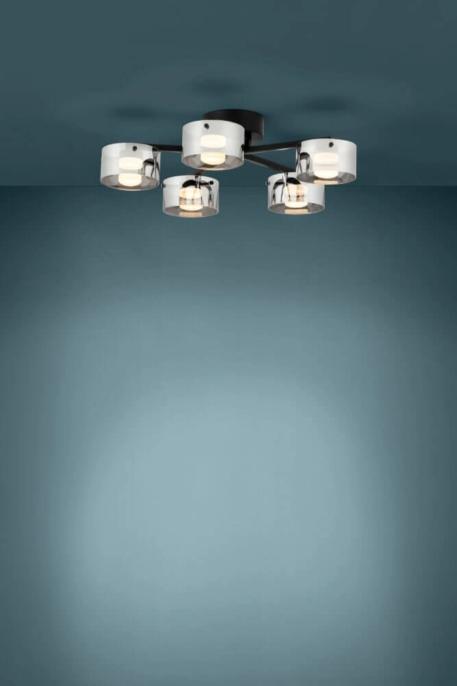 Plafondlamp met smoke glas Copillos Stars of Light 9002759398743