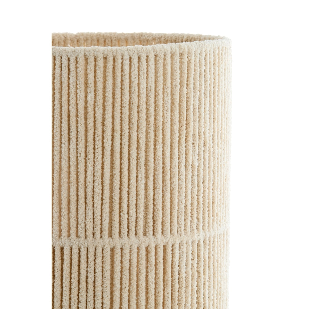 Zand staande schemerlamp Michiel 160cm - chenille crème Light & Living 8717807786151