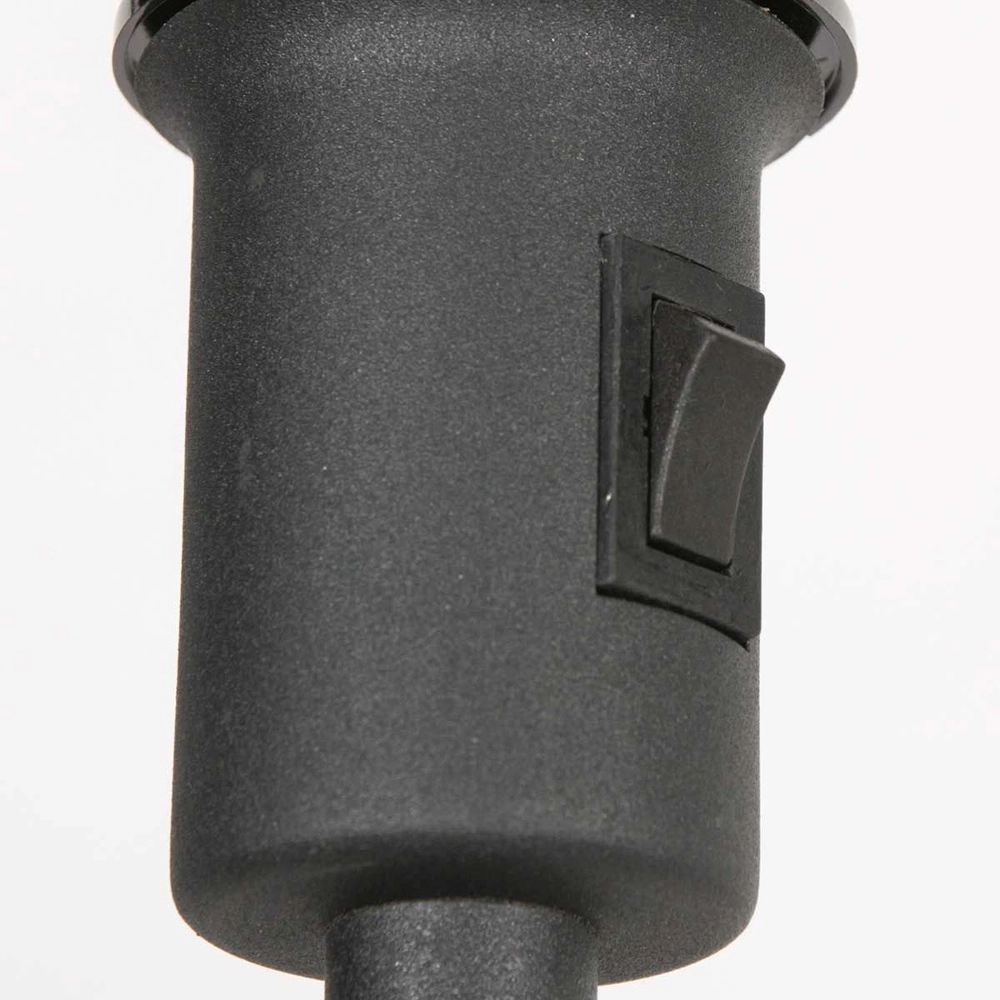 Zwarte vloerlamp Noor met kap wit Steinhauer 8712746182385