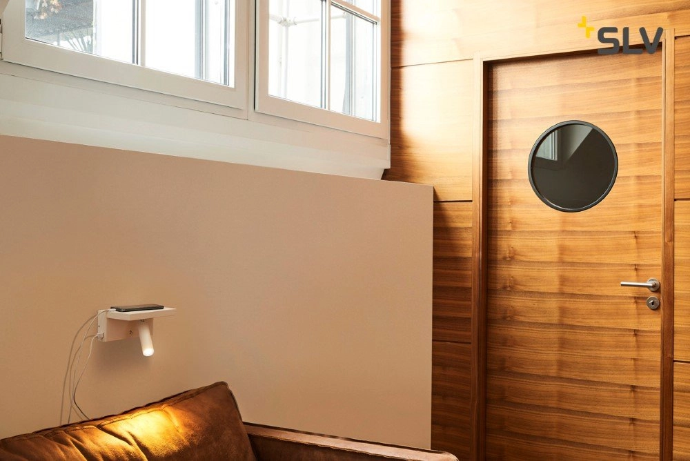 Wandlamp Karpo USB wit SLV 4024163223263